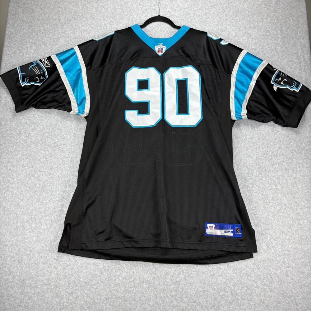 Reebok Julius Peppers 90 Football Jersey Mens 54 Black Carolina Panthers NFL Fan